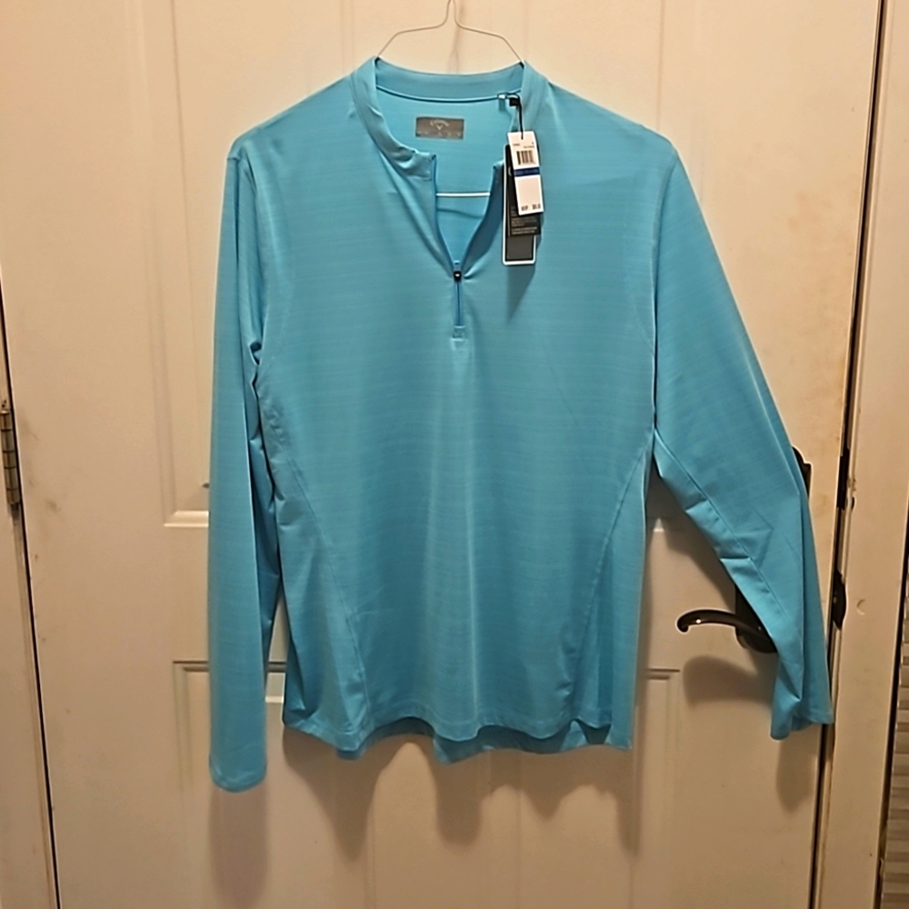 Callaway women's 1/4 zip up, long sleeved pullover athletic lightweight top